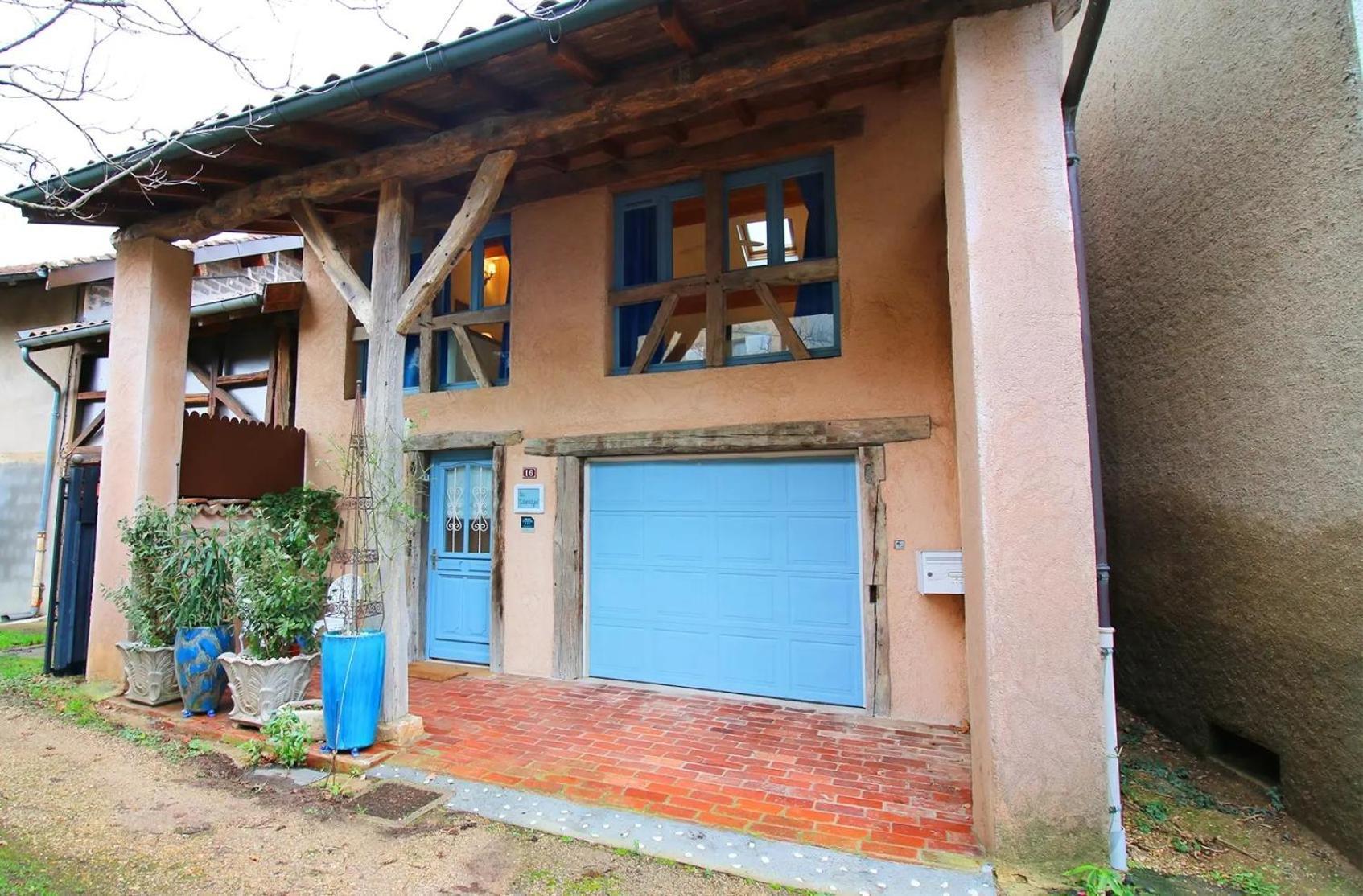 Ferienwohnung Les Colombages Biziat Exterior foto